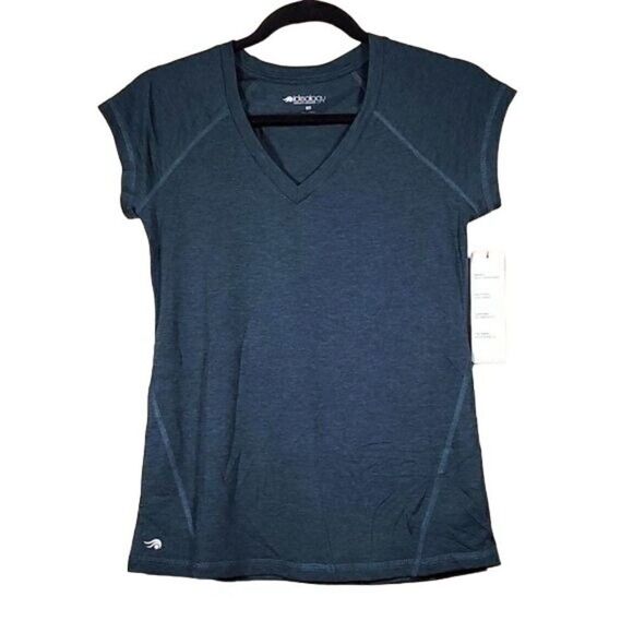 Ideology Essential Heather V-Neck Pullover Sz XS - Picture 1 of 9